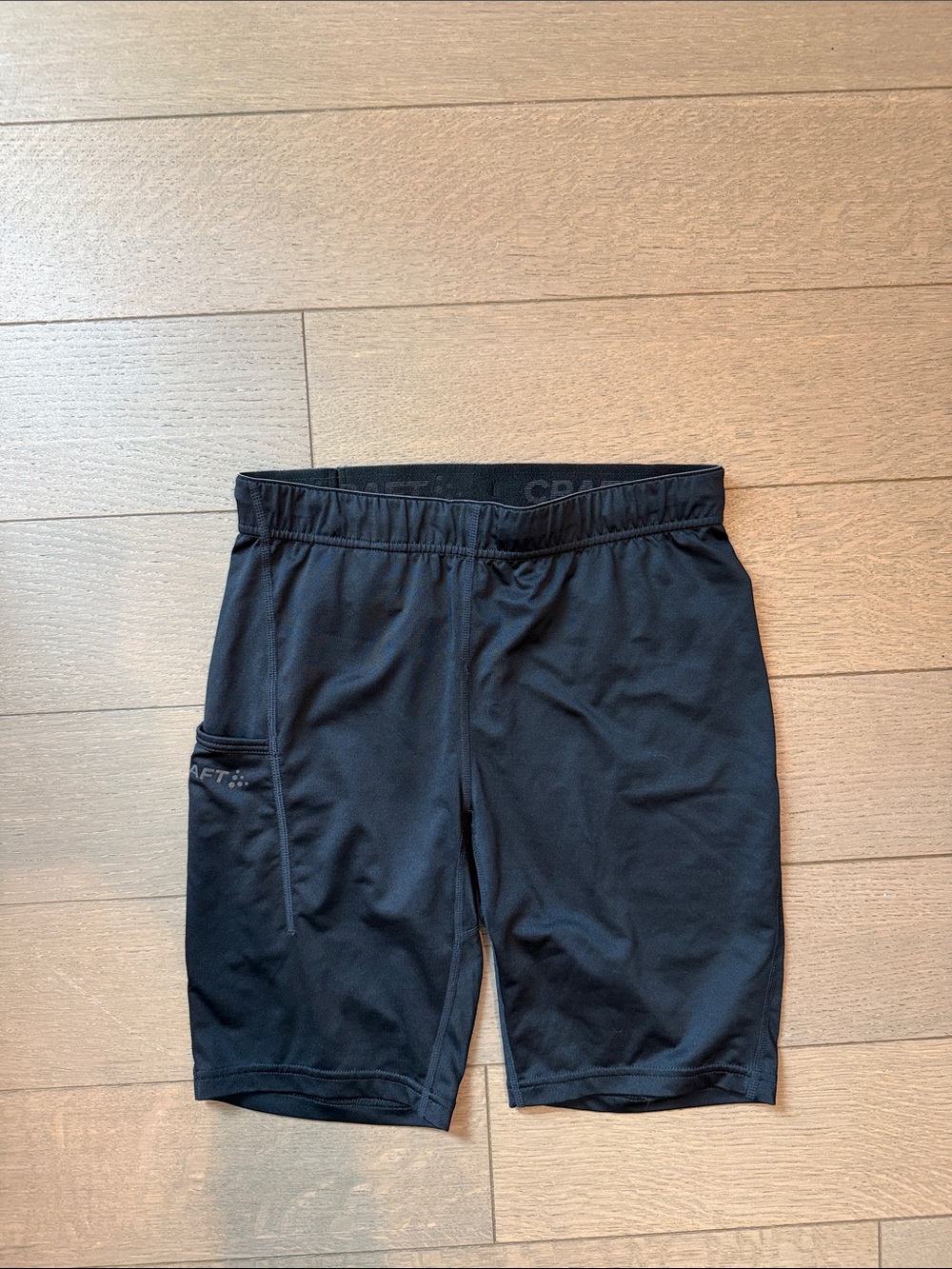 Craft Black Performance Athletic Shorts